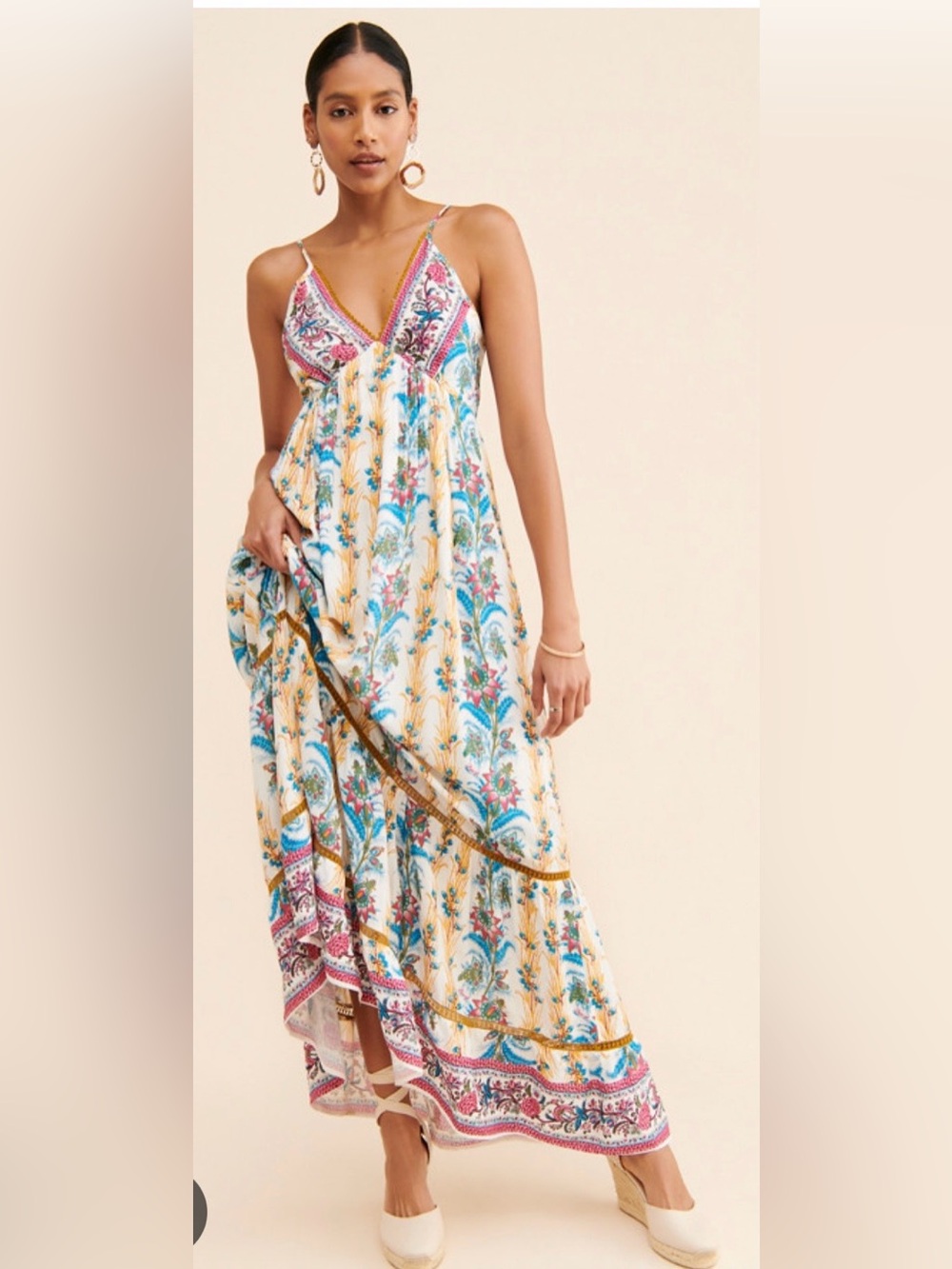 BAROK Floral Maxi Dress